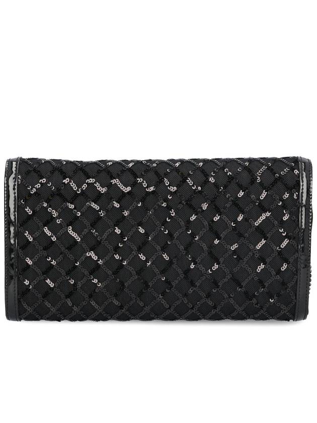 Efflorescence Sequin Clutch Bag Black - ROGER VIVIER - BALAAN 3