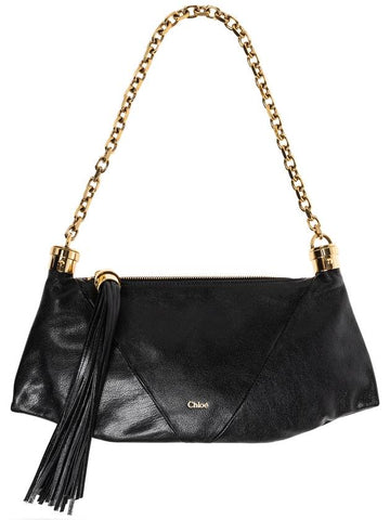 Chloé Shoulder Bag Foulard Small, Women's, Black - CHLOE - BALAAN 1