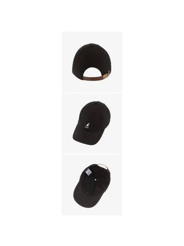 K5165HT BLACK washed ball cap - KANGOL - BALAAN 5