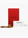 Gancini Ornament Flat Slide Brown - SALVATORE FERRAGAMO - BALAAN 5