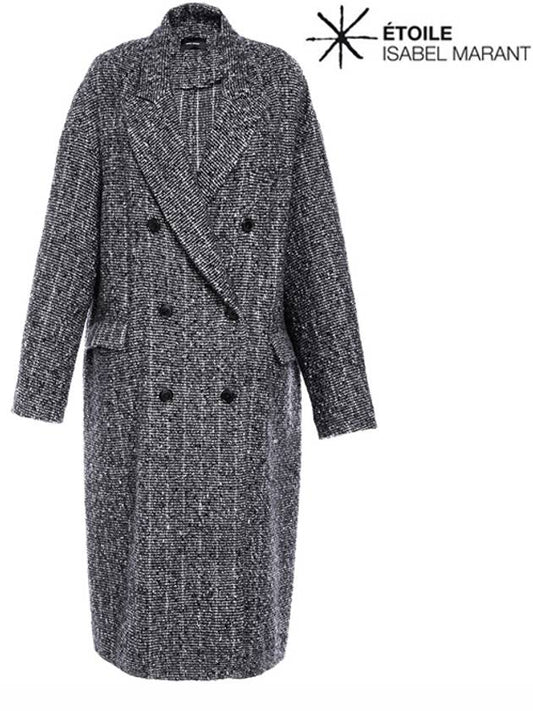 HABRA coat deep gray MA0236 19A012E - ISABEL MARANT ETOILE - BALAAN 1