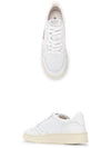 Medalist Leather Low Top Sneakers White - AUTRY - BALAAN 6