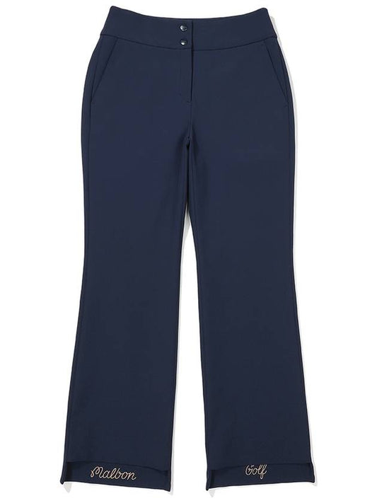 Semi bootcut pants NAVY WOMAN - MALBON GOLF - BALAAN 1