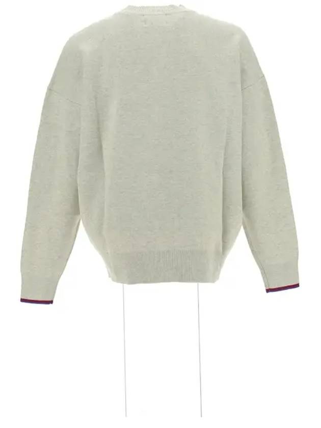 Larrison Logo Crew Neck Knit Top Ecru - ISABEL MARANT - BALAAN 3