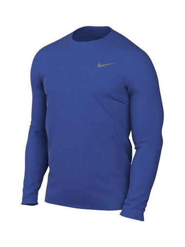 Men's Team Legend Long Sleeve T-Shirt Blue - NIKE - BALAAN 1