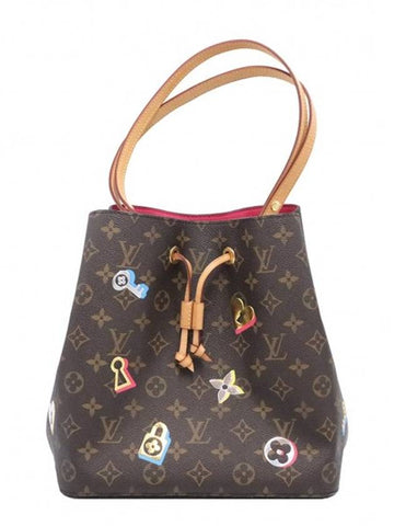 Women s Louis Vuitton M44369 Monogram Canvas Lovelock MM Bucket Bag 2WAY gt shoulder Gangbuk used luxury goods - LOUIS VUITTON - BALAAN 1