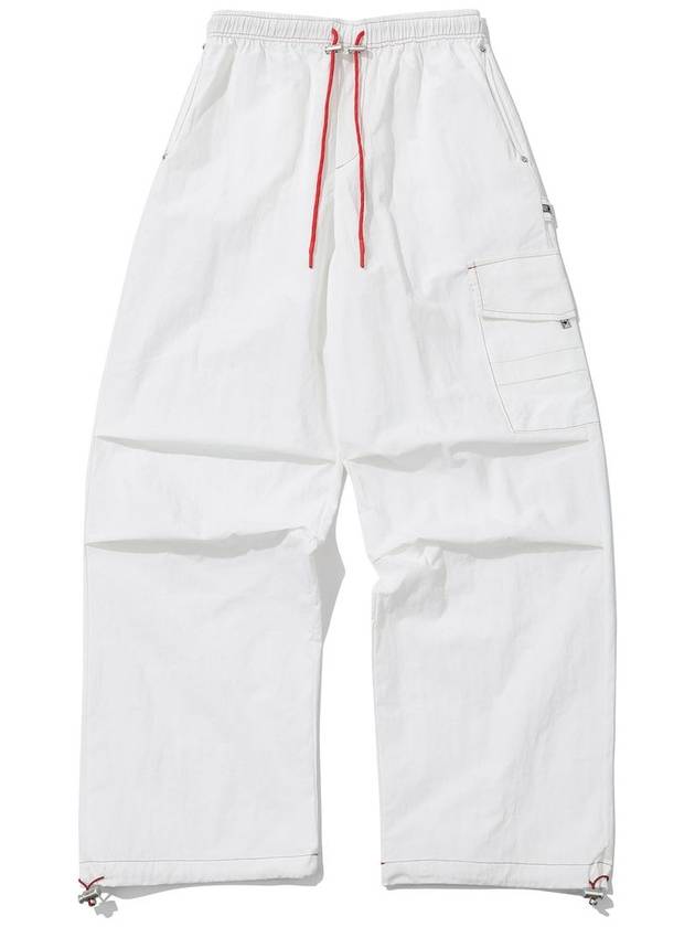 VISION POCKET STITCH PANTS WHITE - KEEMHII - BALAAN 1