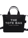 Logo Canvas Small Tote Bag Black - MARC JACOBS - BALAAN 3