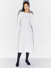 MINIMAL MAXI DRESS WHITE - KIMDOH - BALAAN 3