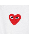 Red Heart Wappen Polo Shirt P1 T006 5 White - COMME DES GARCONS - BALAAN 6