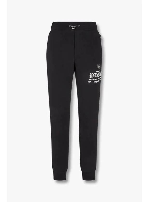 Men s Gothic Logo Slim Fit Jogger Pants Black - PHILIPP PLEIN - BALAAN 1