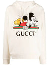 Disney Mickey Mouse hooded top ivory - GUCCI - BALAAN.