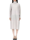 Derrik Turtleneck Knit Midi Dress Ivory - MAX MARA - BALAAN 2