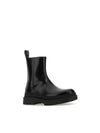 Leather Highway Ankle Boots Black - BOTTEGA VENETA - BALAAN 3