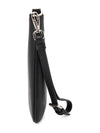 Small Saffiano Leather Pouch Black - PRADA - BALAAN 3