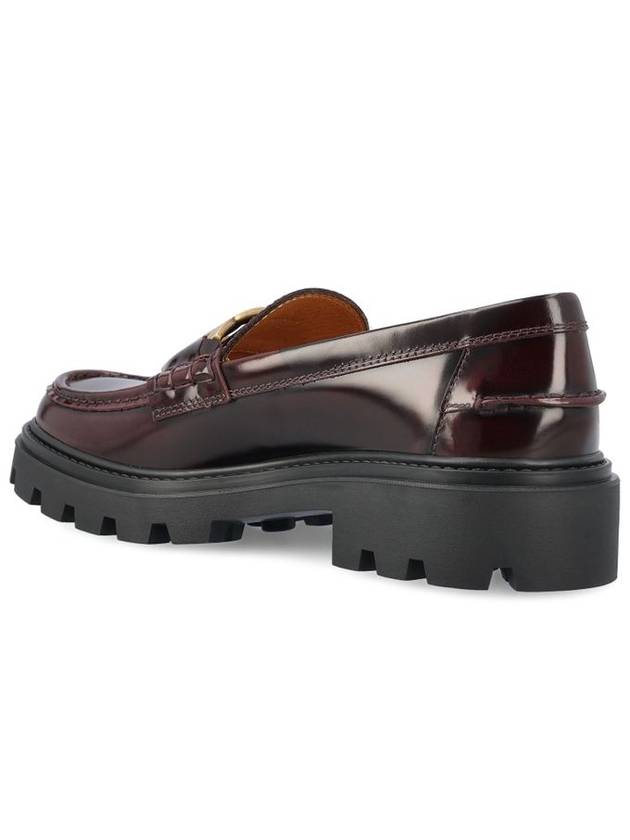 Women's Kate Metal Chain Leather Loafer Brown - TOD'S - BALAAN 4