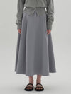 rohmer wool skirt hush blue - JUN BY JUN K - BALAAN 2