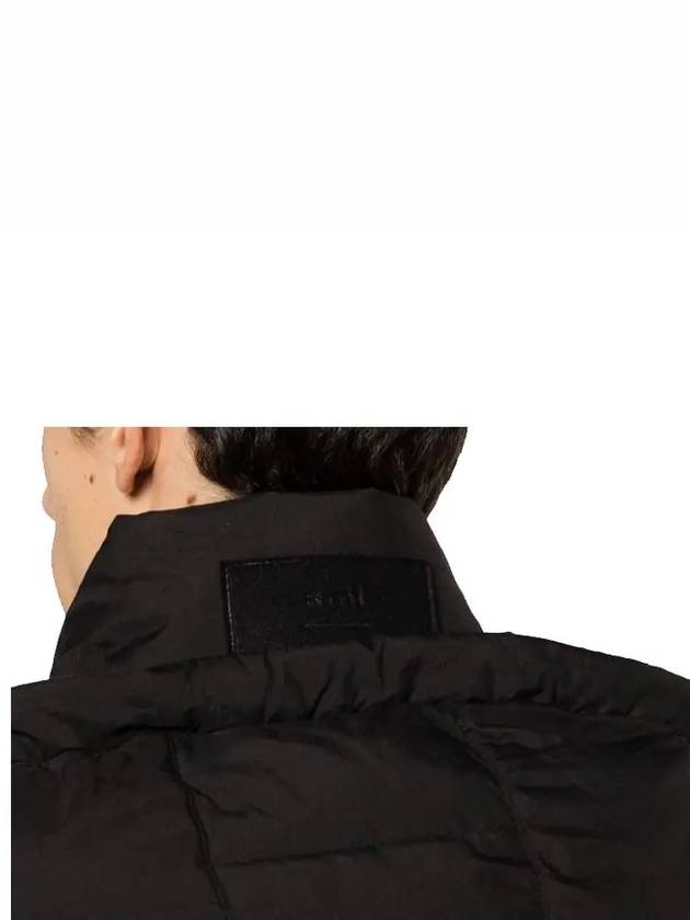 Oversized Nylon Puffer Down Jacket Black - AMI - BALAAN 5