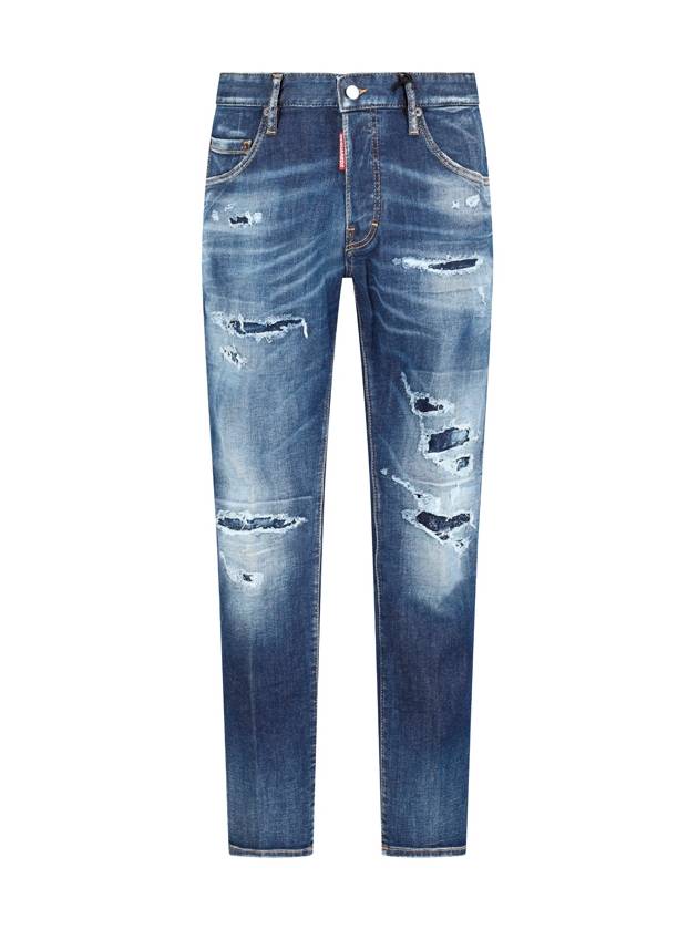 Medium Ripped Wash Skater Jeans Blue - DSQUARED2 - BALAAN 2