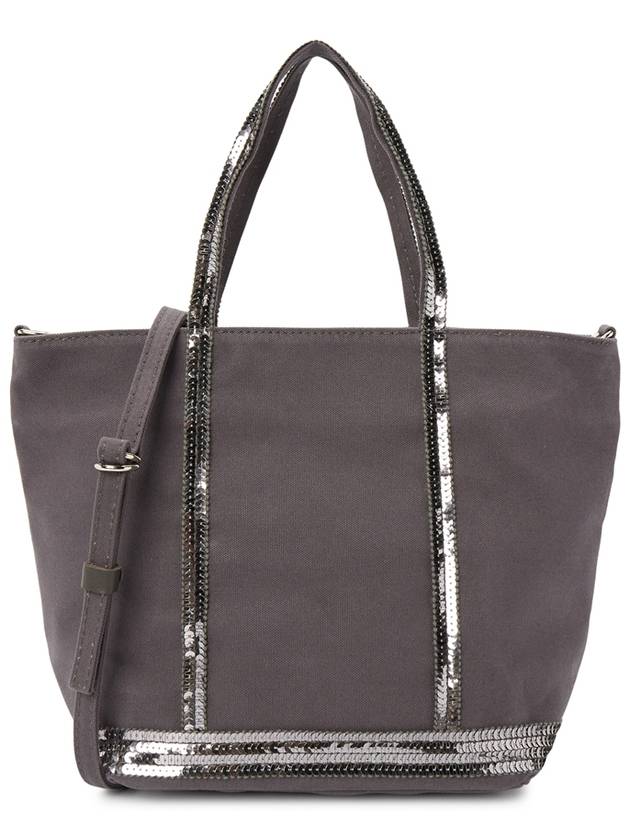 Canvass Cabas Tote Bag Gray - VANESSA BRUNO - BALAAN 2