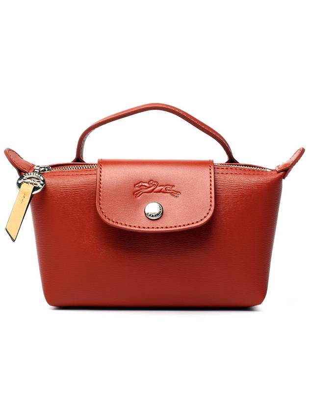 Le Pliage City Handle Pouch Bag Orange - LONGCHAMP - BALAAN 2