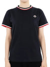 Kids Waffen Patch Three Stripe Lining Short Sleeve Navy 8C00023 83092 778 12 14A Adults can be worn - MONCLER - BALAAN 2