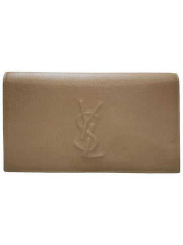 Women s Mouth 361120 Beige Veldejour Clutch Bag - SAINT LAURENT - BALAAN 1