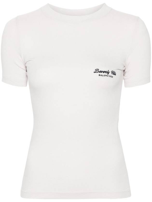 Beverly Hills Short Sleeve T-Shirt White - BALENCIAGA - BALAAN 2