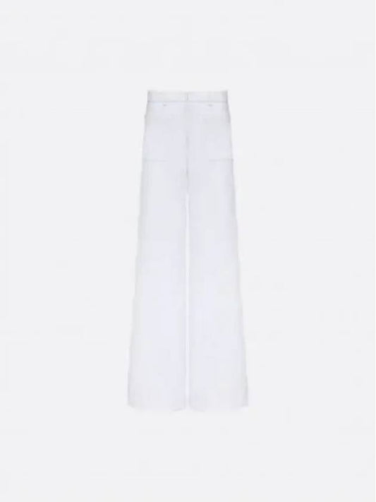 Dioriviera Flared Wide Jeans White - DIOR - BALAAN 2