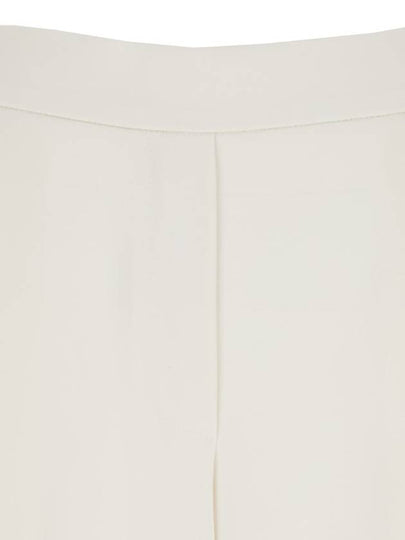 White Pants With Wide Leg And Elastic Rear Waist In Tech Fabric Woman - P.A.R.O.S.H. - BALAAN 2