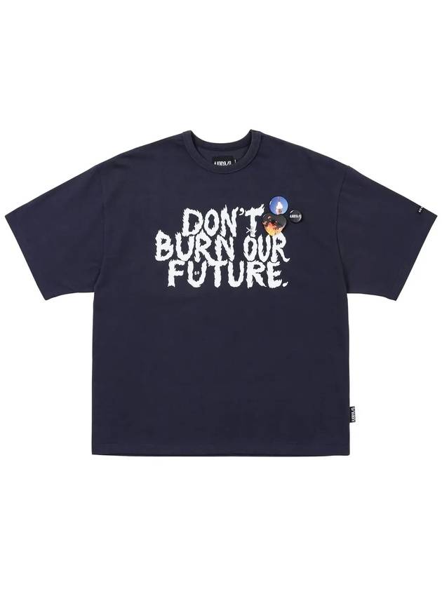 DBOF logo short sleeve t-shirt navy - AJOBYAJO - BALAAN 2