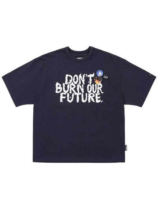 DBOF logo short sleeve t-shirt navy - AJOBYAJO - BALAAN 2