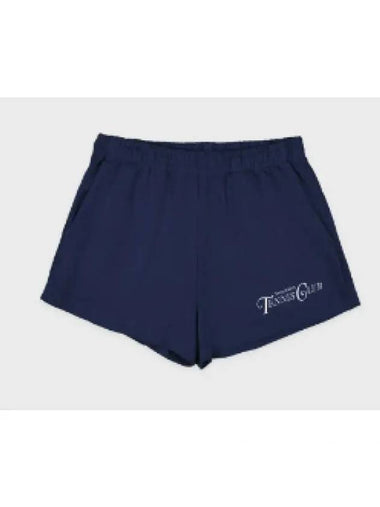 TENNIS CLUB SHORT NAVY WHITE SH882 shorts - SPORTY & RICH - BALAAN 1