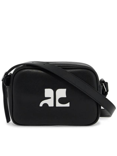 Leather Top Handle Cross Bag Black - COURREGES - BALAAN 2