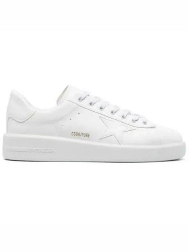 Purestar Lace-Up Low Top Sneakers White - GOLDEN GOOSE - BALAAN 1