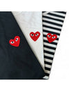 Play Comme des Gar ons Red Heart Long Sleeve T Shirt White - COMME DES GARCONS PLAY - BALAAN 2