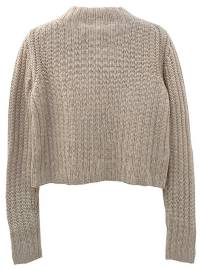 ALOA Wool Cashmere Crop Knit Beige 002 - MAX MARA - BALAAN 2