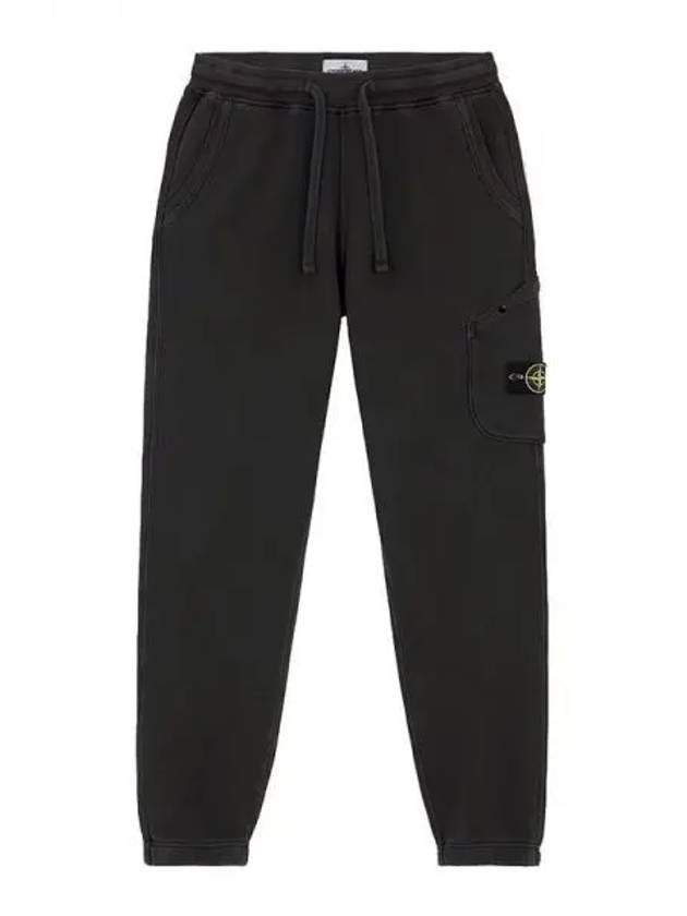 Cotton Cargo Jogging Pants Lead Grey - STONE ISLAND - BALAAN 2