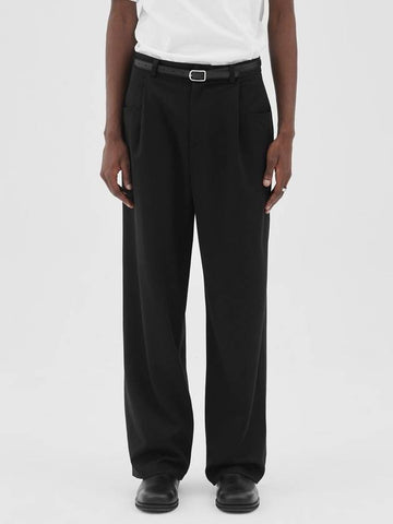 Big pocket wide slacks pants black - MUILL - BALAAN 1