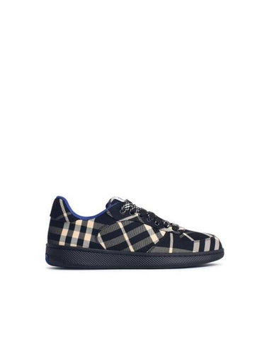 Check Terrace Low Top Sneakers Black - BURBERRY - BALAAN 1