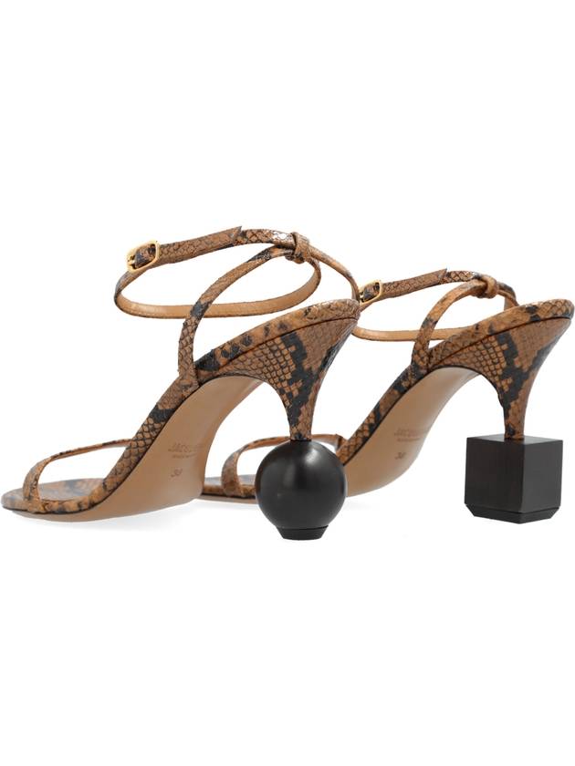 Jacquemus Heeled Sandals, Women's, Brown - JACQUEMUS - BALAAN 6