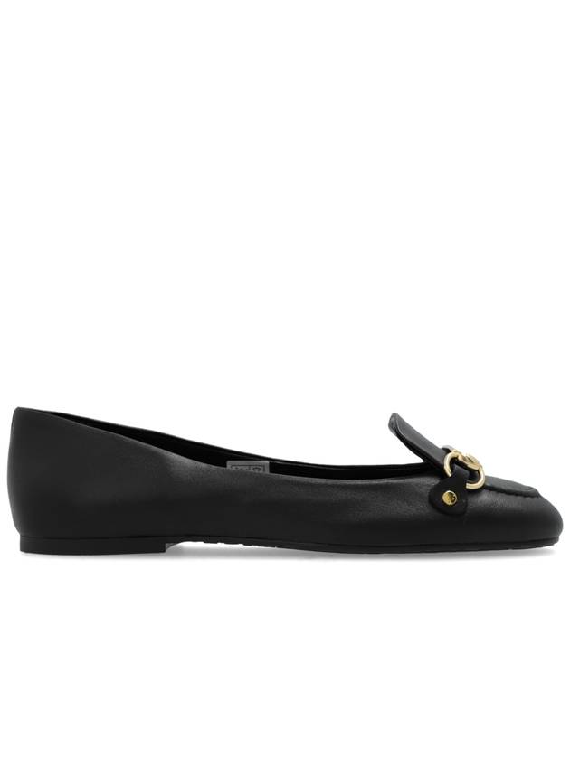 See By Chloé Leather Ballet Flats Jane, Women's, Black - CHLOE - BALAAN 1