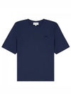 Bold Fox Head Patch Comfort Short Sleeve T-Shirt Navy - MAISON KITSUNE - BALAAN 2