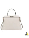 Peekaboo I See You Medium Tote Bag White - FENDI - BALAAN 2