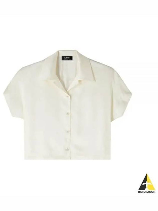 Miley Short Sleeve Shirt White - A.P.C. - BALAAN 2