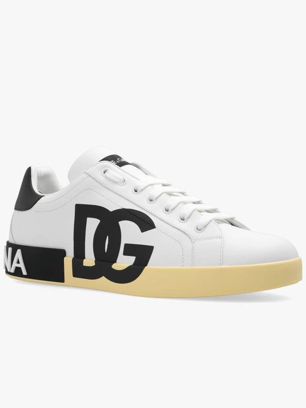 Saint Tropez Calfskin Sneakers White - DOLCE&GABBANA - BALAAN 5