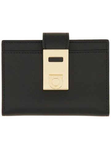 "HUG" CARD HOLDER - SALVATORE FERRAGAMO - BALAAN 1