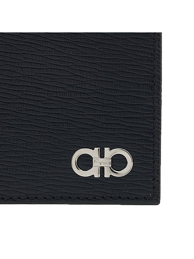 Gancini Half Wallet Black - SALVATORE FERRAGAMO - BALAAN 7