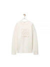 Debossed Anagram Wool Knit Top White - LOEWE - BALAAN 2