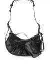 Le Cagol XS Leather Shoulder Bag Black - BALENCIAGA - BALAAN 2